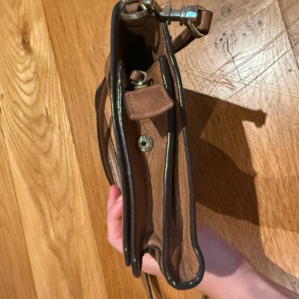 Tory Burch Brown Leather Crossbody Bag - Picture 9 of 14